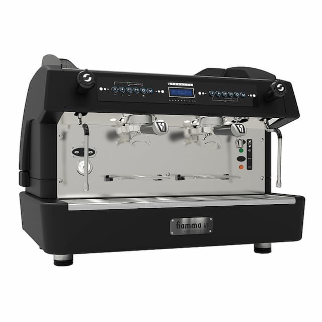 Кофемашина FIAMMA COMPASS 2 DB TC BLACK (автомат, 2 группы)