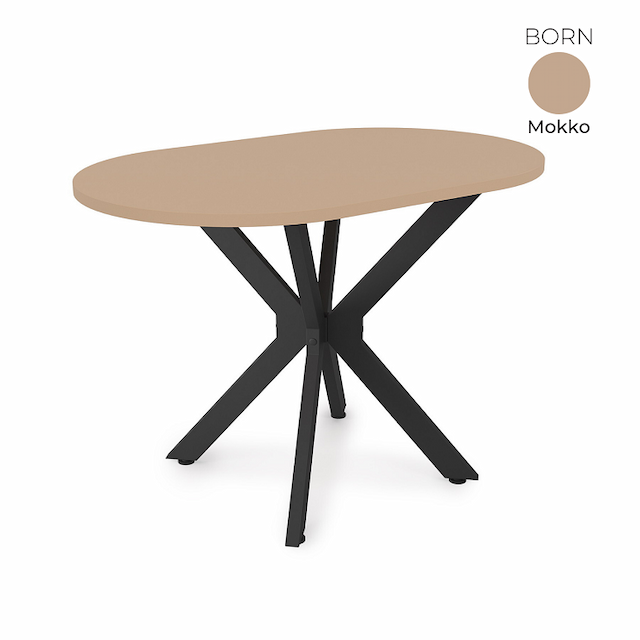 Стол обеденный овальный Алсав 21BORN-O.1100 Mokko