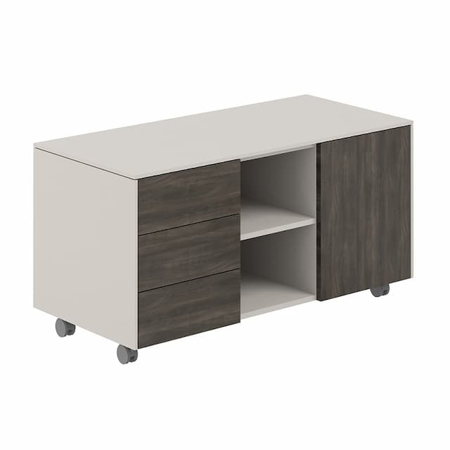 Тумба мобильная 3-х секционная Norden Атлас NZ-0223.GS.BT