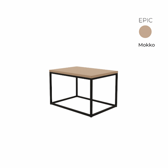 Стол журнальный прямоугольный Алсав 21EPIC.075 Mokko