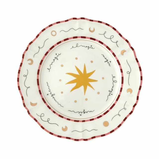 Тарелка Ø 26,5 см Bitossi Il Frutto Della Passione PAN01001 Stella