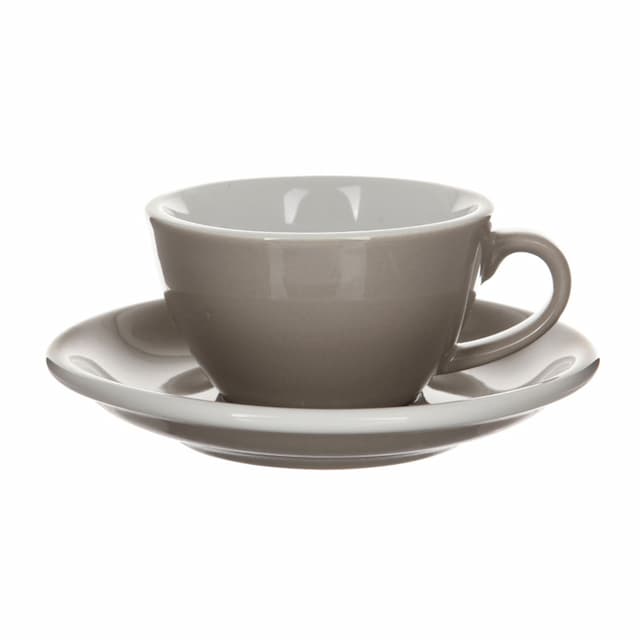 Кофейная пара Loveramics (Лаврамикс) Egg 200ml Серая