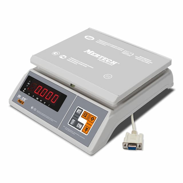 Фасовочные настольные весы MERTECH M-ER 326 AFU-6.01 "Post II" LED RS-232